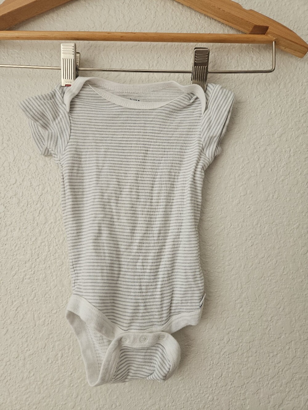 gerbers striped onesie, 100% cotton 3 - 6 months